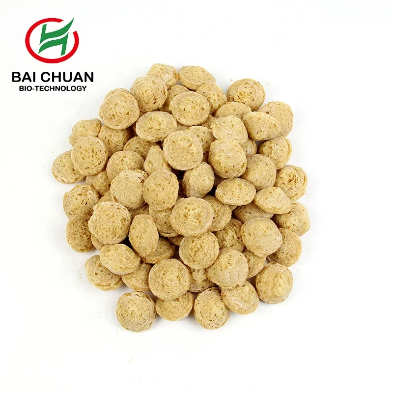 Food Additive Vegetable texuted Protein  Organic Tvp cheap high quality Non-gmo Halal MUI 65% high protein
