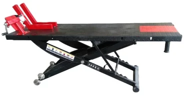Hot Sale Red 1000lbs Scissors Hydraulic Motorcycle Lift Table with CE