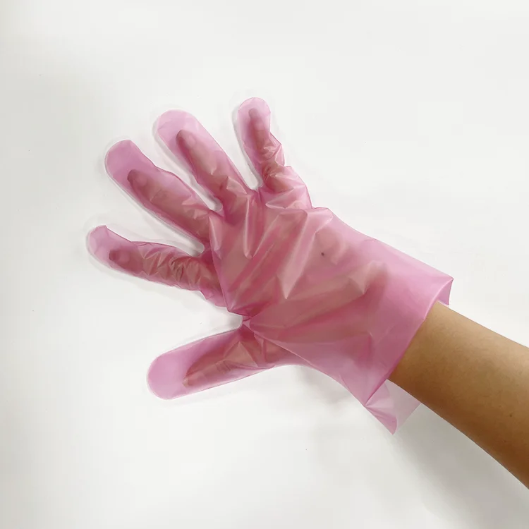 China wholesale Food grade LDPE / HDPE / CPE / PE / TPE household gloves cleaning plastic disposable gloves