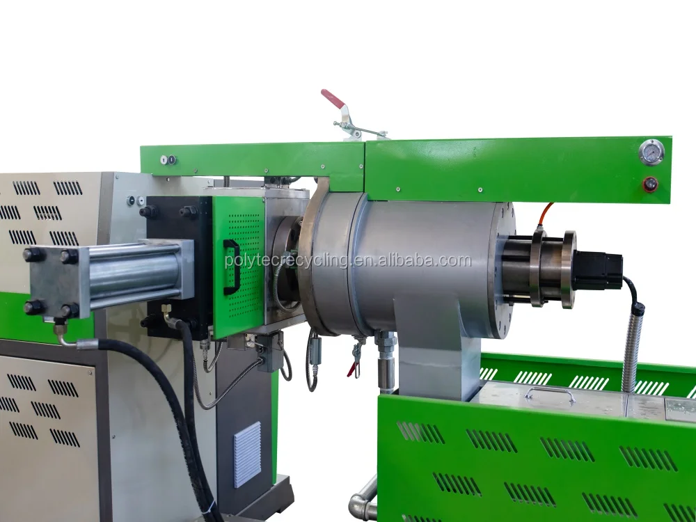 Automatic plastic pelletizing machine PE PP flakes recycling machine plastic recycling equipment