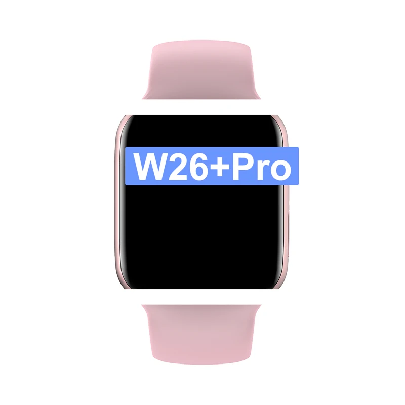 W26+Pro W26plus 1.75 Inch ECG Heart Rate Blood Pressure IP68 Series 6 Watches PK T500 Smart Watch