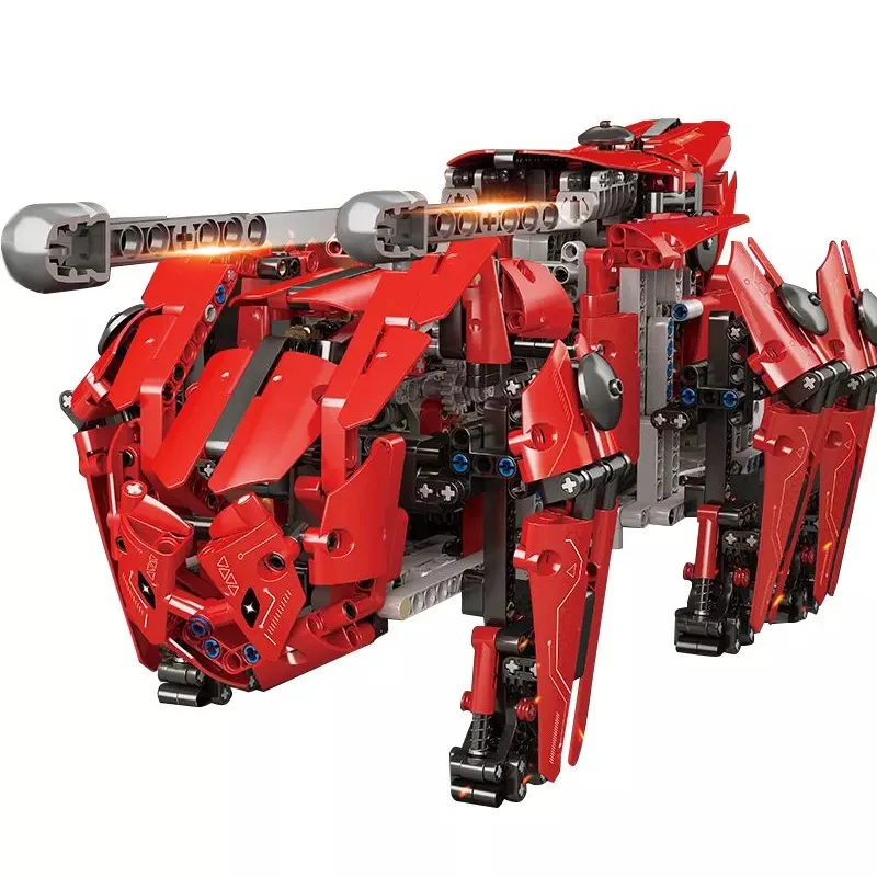 Mould King 20005 RC Robot Hexapod Military Toy Model Children Learning Toy For Kid  Brick Building Block Educational Gift MOC