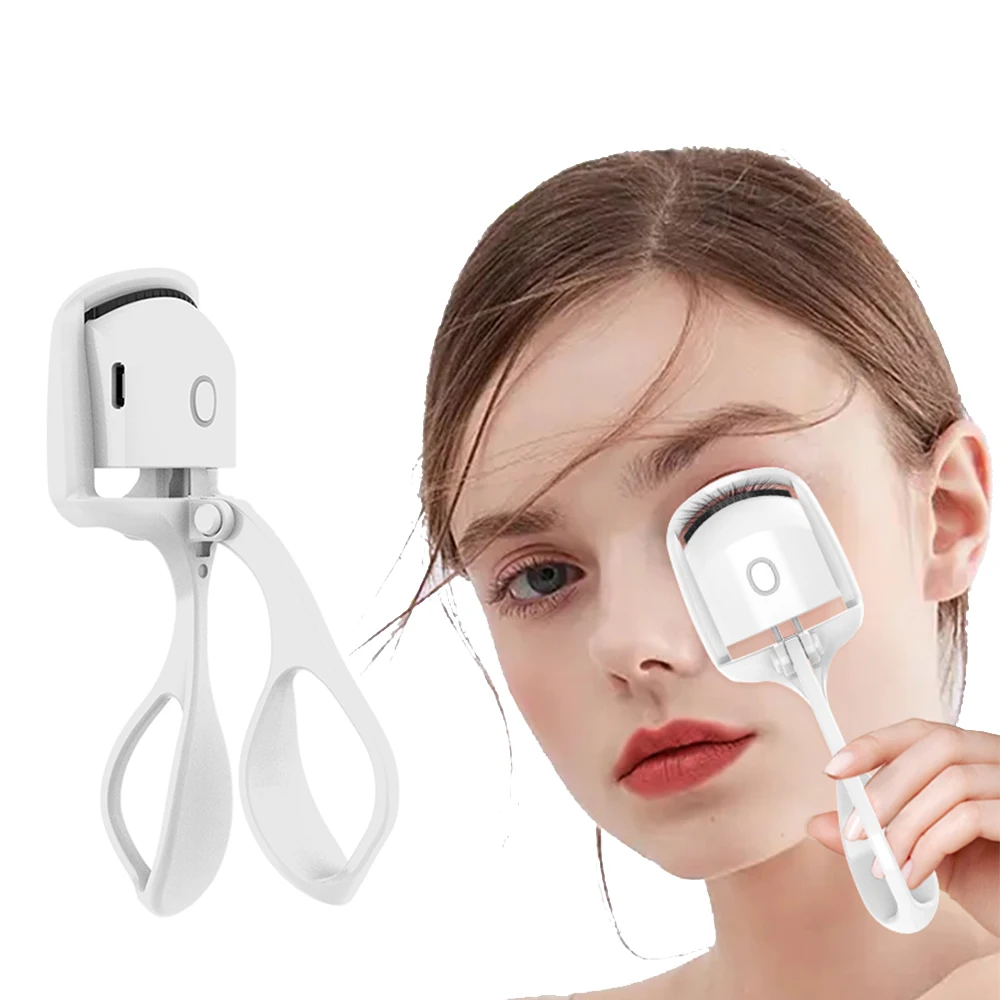 Rechargeable Eyelashes Curls Makeup Tools Eye Lash Perm Clip Portable Mini Electric Heated Eyelash Curler