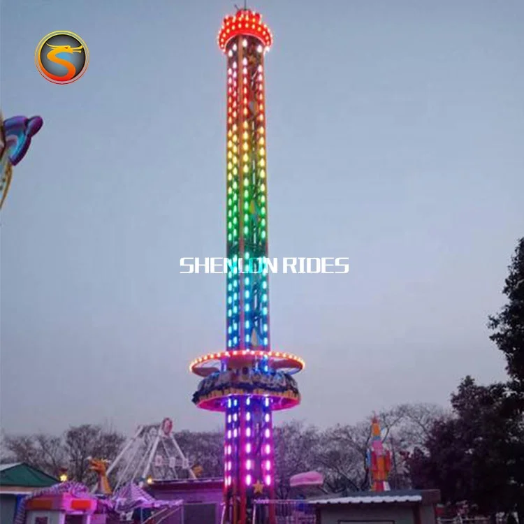 Hot Attractive Top Carnival Other Amusement Park Products Mini Drop Tower Ride for Kids and Adults for Sale