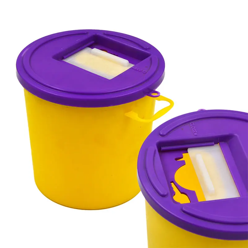 JCMED 2.5L Medical Sharps Containers Sharp Safe Container For Clinic