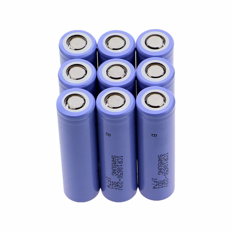 Bulk Sell Cylindrical Cell 18650 Battery 3.7V Li-ion Rechargeable Batteries 3.7V 2200mAh 3000mah 3200mah Lithium Battery