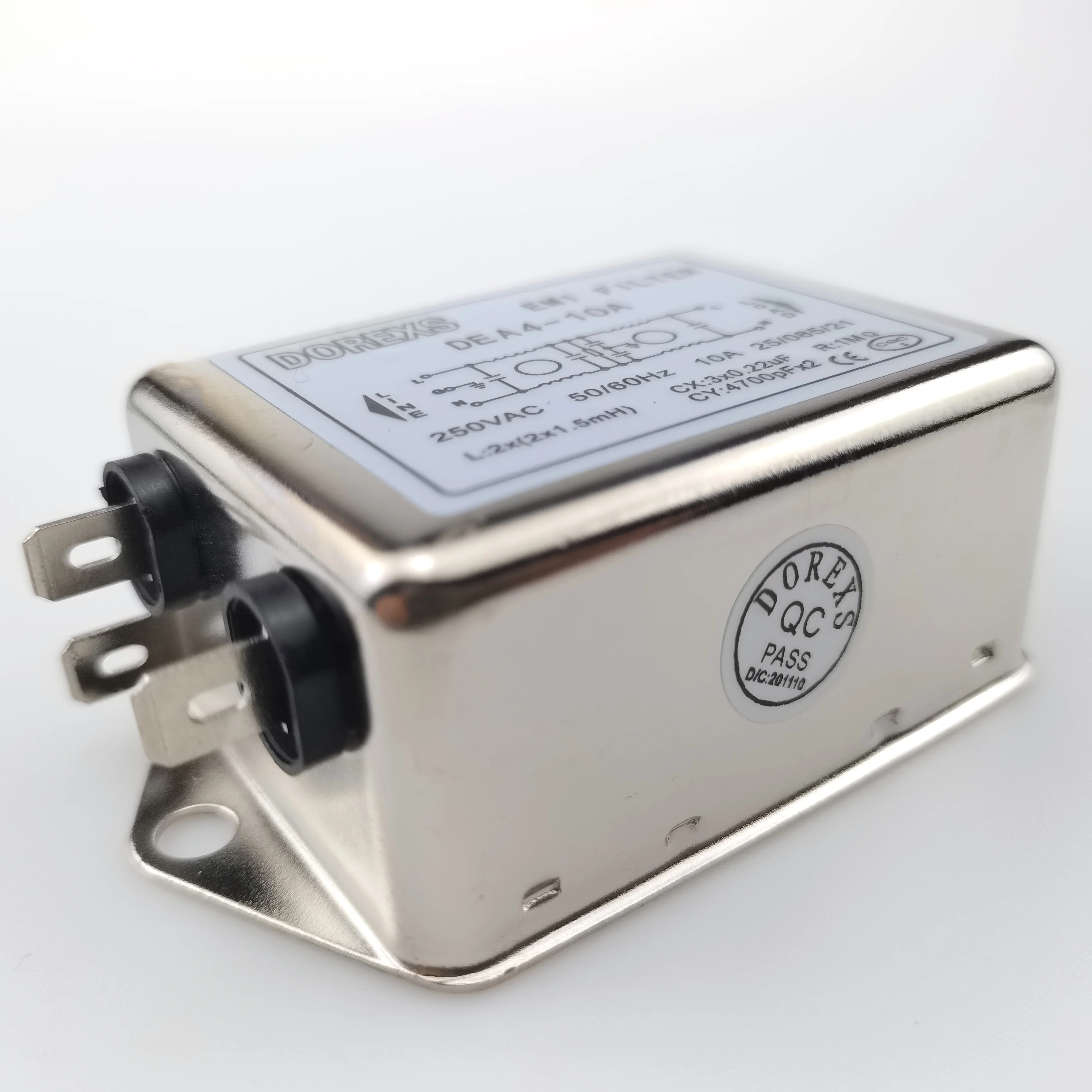  Высокопроизводительный однофазный фильтр EMI для лазерной резки 220VAC 1-50A от