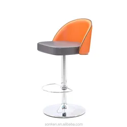 Supplier Custom Luxury Home Bar Furniture High Big Chair Bar Stool Leather Metal Colors Custom