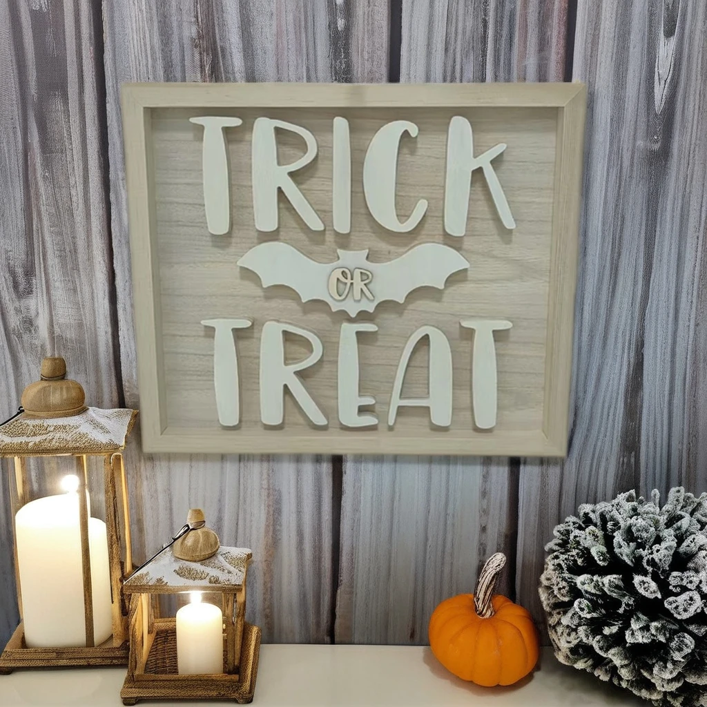 Hanging Wooden Sign Eat Drink Play Wood Carving for Home Decor Laser Crafted Bamboo Plywood Sign Gift or Art for Love Style