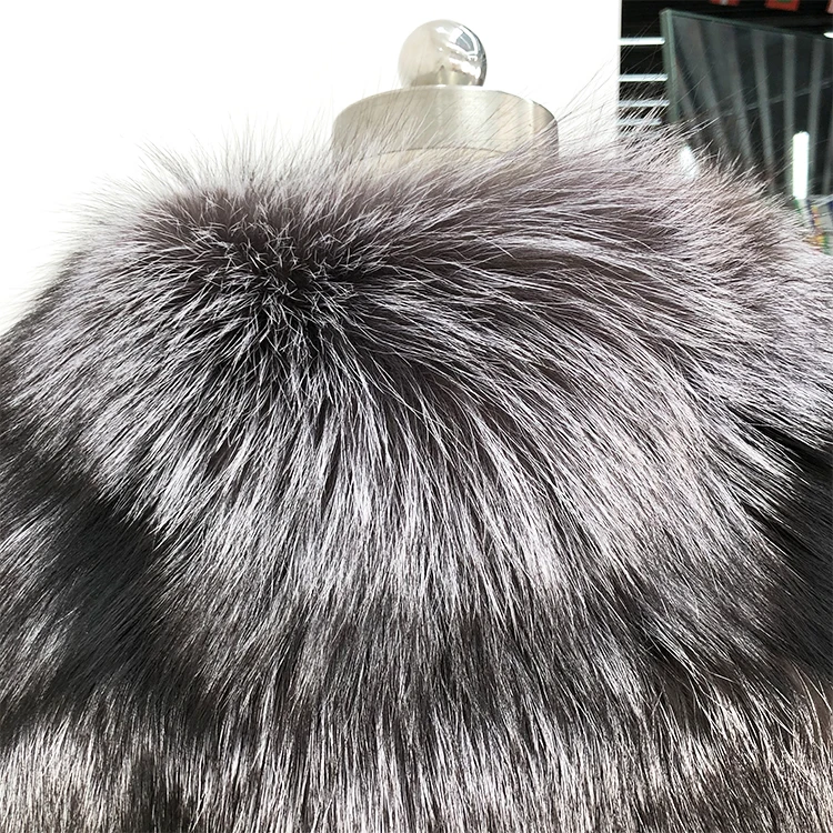 2021 New factory direct 100% real fox fur coat for women winter luxury fur garment