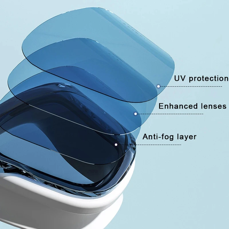 Professional High-end Swimming Goggles HD Anti-fog Waterproof Swimming Goggles Diving Gear Swimming Cap & Goggle Set