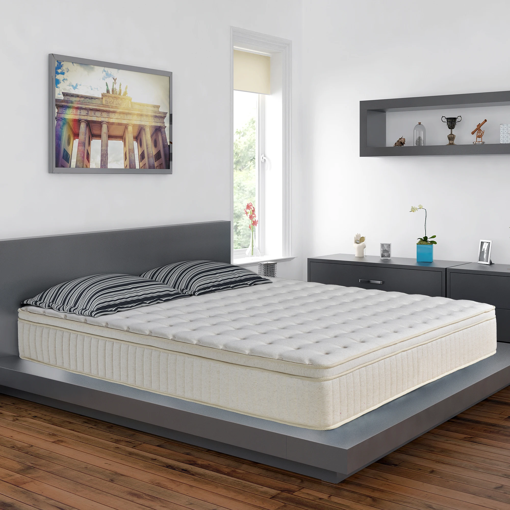 AIDI Cheap Spring Mattress Foams With All Size Single Double Queen King and California King Size Mattress