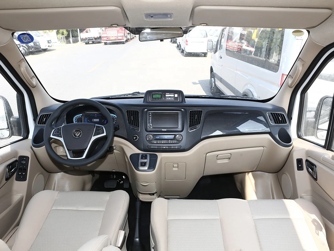 Brand New Foton Toano 17-Seater Electric Mini Passenger Bus with New Energy Lithium Battery LHD Steering-City Buses on Sale