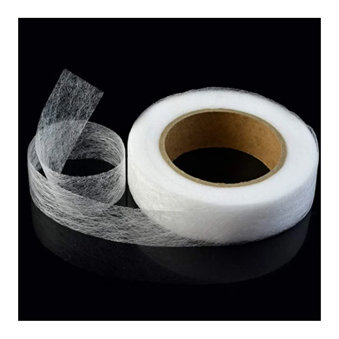 100% Pa Glue Double Side Non Woven Fusible Interlining Hot Melt Web For Clothing