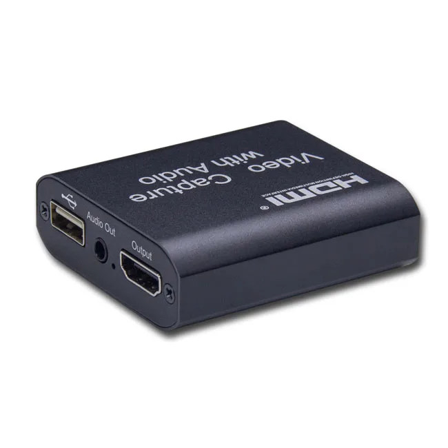 1080P HD Game Capture Card HDMI AV Input Video Recording Box with Mic-In