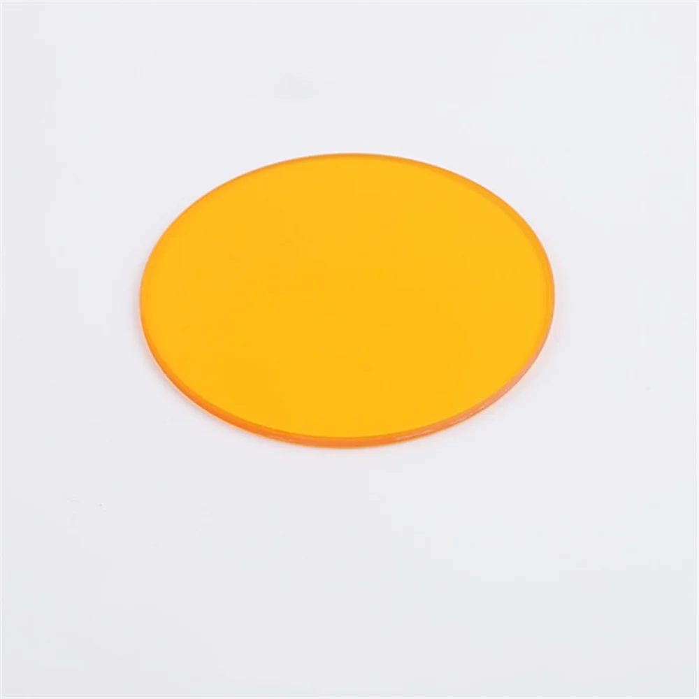 Promotion Price Optical yellow Orange glass long pass filter CB535 optical filter