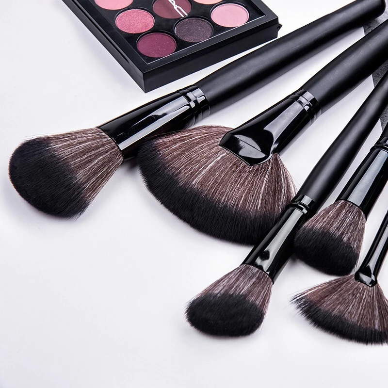 32pcs Good Quality Wooden Handle Makeup Brush Roll Types Of Makeup Brushes