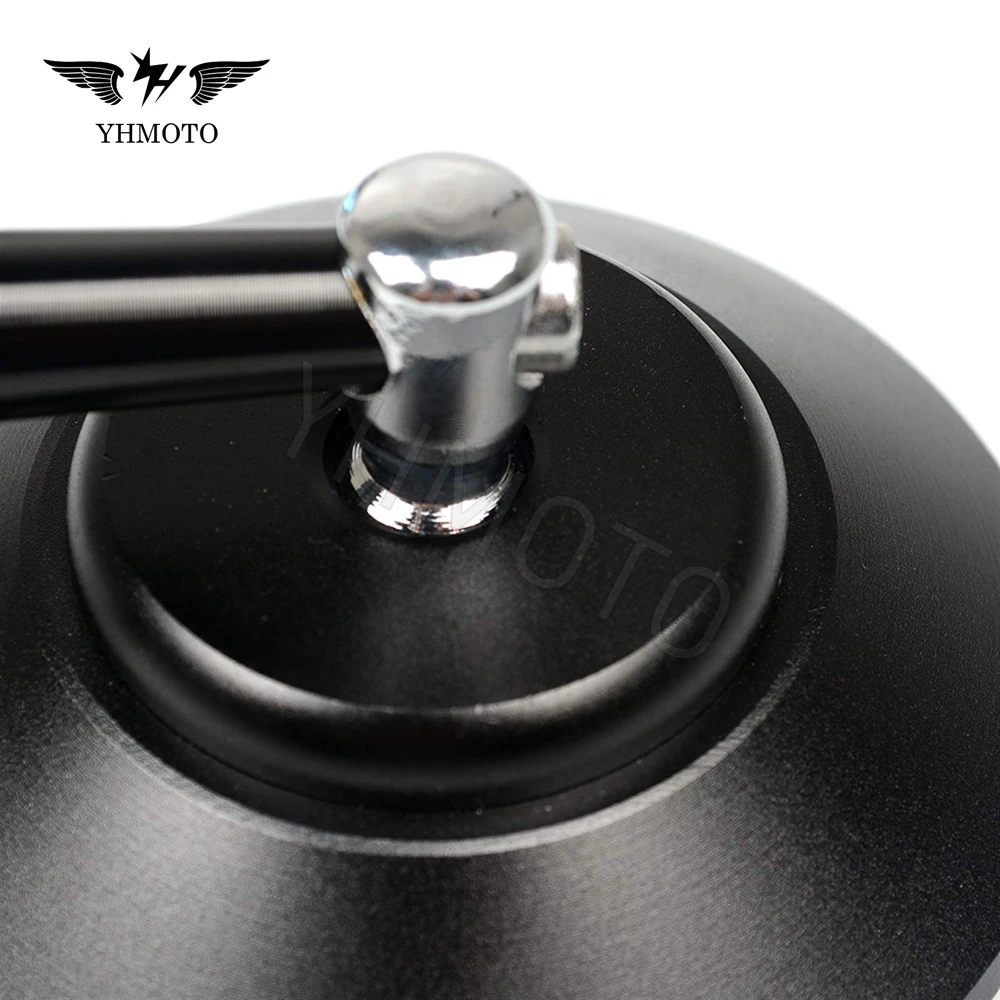 Motorcycle Motocross Parts Round 8mm 10mm Motorrad Spiegel Rear View Side Mirror For Ducati BMW Kawasaki Benelli Yamaha