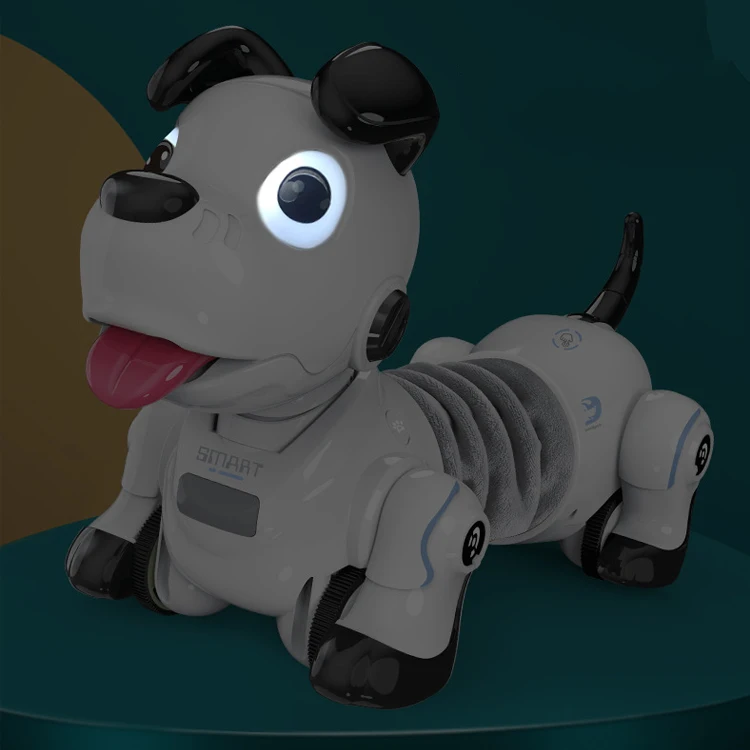 Education Simulation Electric Intelligent RC Animal with Infrared Ray Remote Control Cartoon Cute Robot Dog Pet Toy For Kids