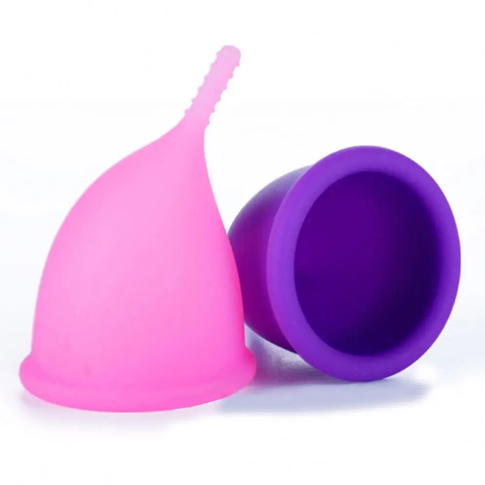 Hot Sell Custom OEM/ODM Reusable Eco-Friendly Silicone Menstrual Period Cup With Box