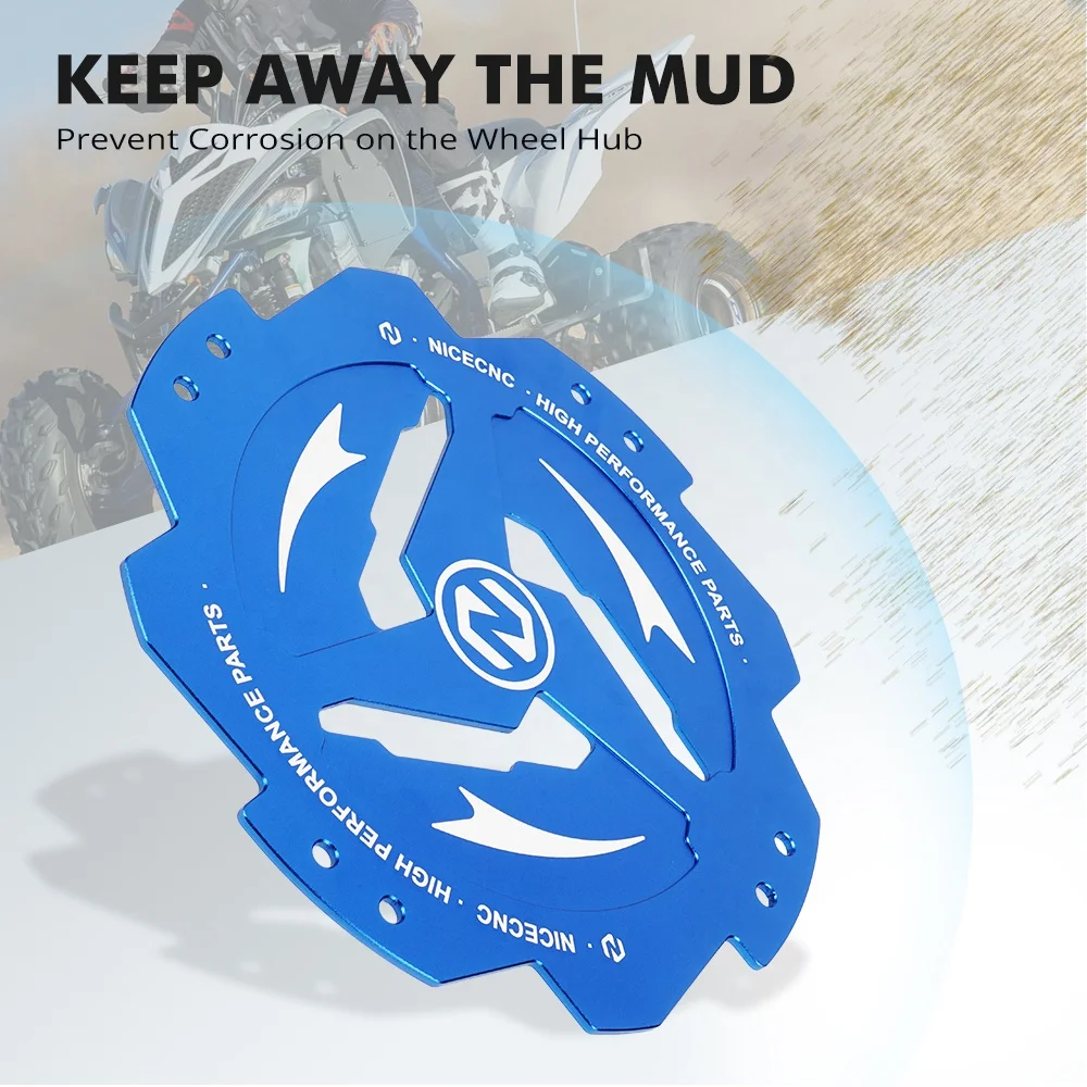 NiceCNC Rear Wheel Hub Guard Protector For Yamaha RAPTOR 700R 700 2014-2021 2022 2023 YFZ450R 2014-2023 YFZ450 2017
