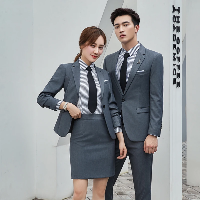 High-end business suit suits for men and women with professional suits, lawyers and teachers, fashion suits and overalls