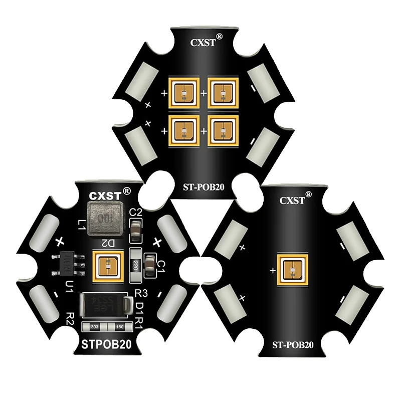 Factory price  UVC LED chip module 0.5W 1W 2W 4W 265nm 275nm 285nm UVC 395nm 405nm UVA for disinfection