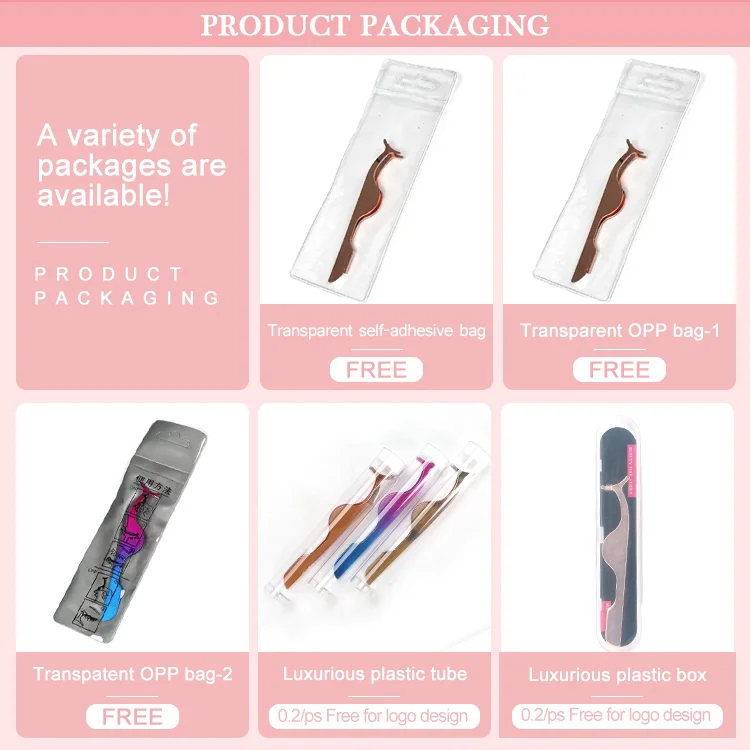 Wholesale Price Plastic Eyelash Tweezers Eyelash Tweezers Plastic Plastic Tweezers For Eyelashes