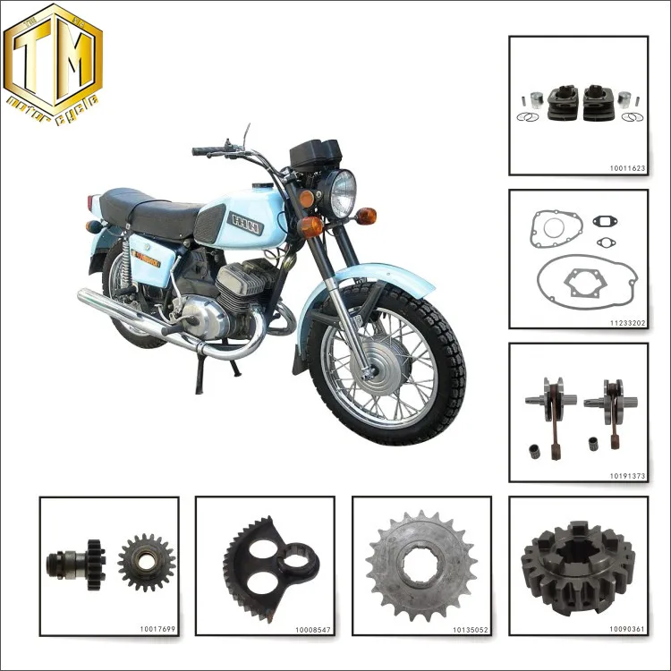 TMMP For YAMAHA YR350 Motorcycle Rear Brake Shoes Pads Plate