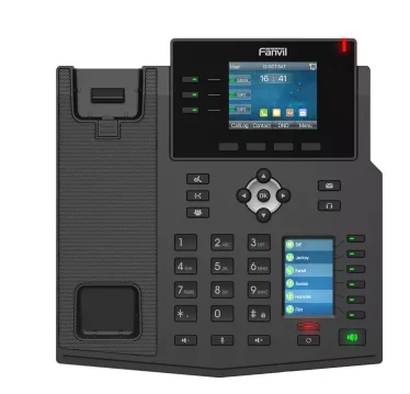 Низкая скорость Fanvil X4U голосовой Sip-телефон с поддержкой Poe и цветным