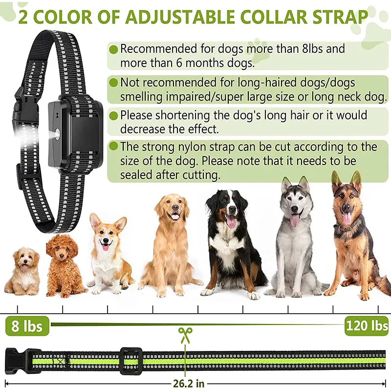Citronella Spray Control Dog Bark Collars Spray Commander No Bark Anti-bark Spray Collar
