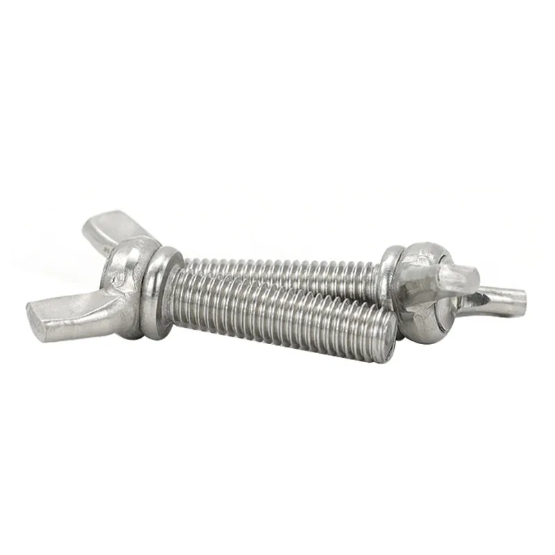 Direct sale butterfly screw SS304 316 stainless steel bolt wing bolt