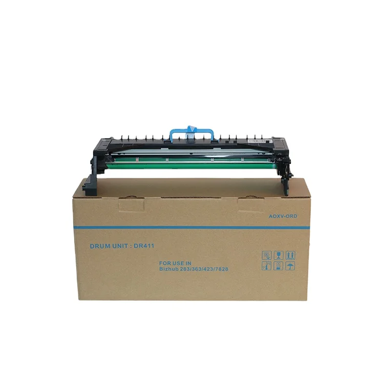 Совместимый с Sharingcopier новый барабанный блок DR411 DR-411 для Konica Minolta Bizhub 223/283/363/423/36/42/7828 AD289/AD369