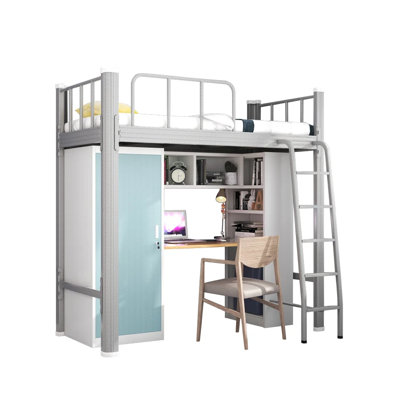 Cheap metal beds New Design School Furniture Dormitory Metal Bunk Bed