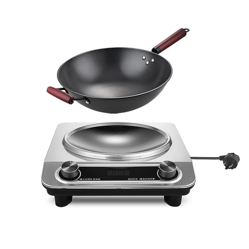 3500w High Power Induction Cooker Electric Household Big Cooker Restaurant Hot Pot Fried Concave Electromagnetic Furnace Stove