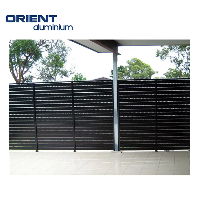 Factory wholesale outdoor garden fence board waterproof WPC fence partition wall slat fence panels custom design
