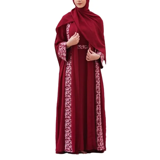 New Arrival 2024 Custom Latest Eid premium abaya femmes robe musulmane Eid al-Adha abaya linen abaya Made in Bangladesh