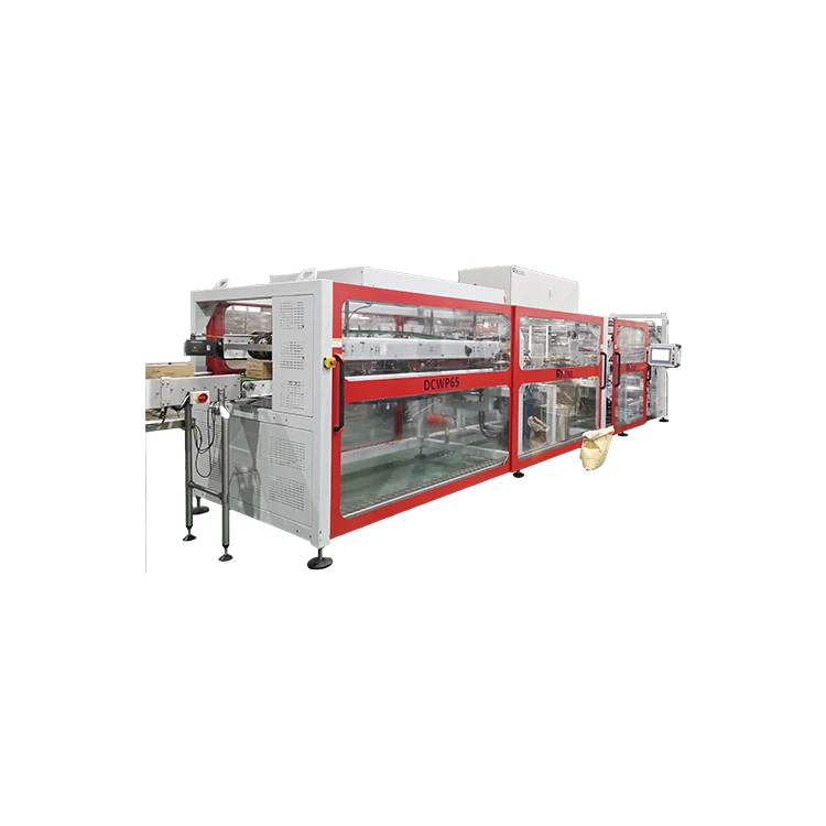 Carton Packer Shrinking Packing Glass Bottle Making Auto Carton Box Packaging Machine