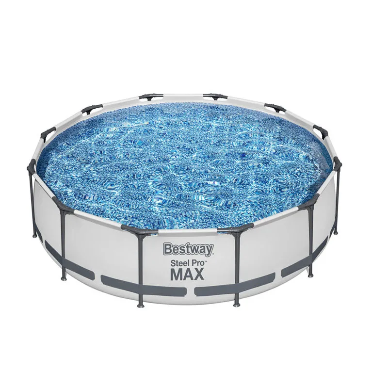 Portable 56416 3.66m X 0.76m Metal Round Frame Pool Adult Above Ground Swimming Pool With Filter Pump