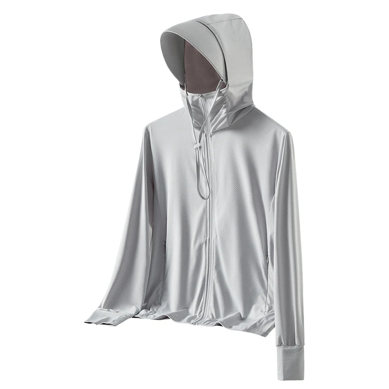 Wholesale Fashion Anti-UV Hooded Sun Protection Jacket - Summer UV Protection Skin Clothing for Men & Women Rash Guard