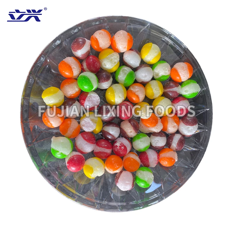 2024 Hot sale Wholesale OEM Freeze Dried marshmallow Gummy Candy Freeze dried Skittle candy
