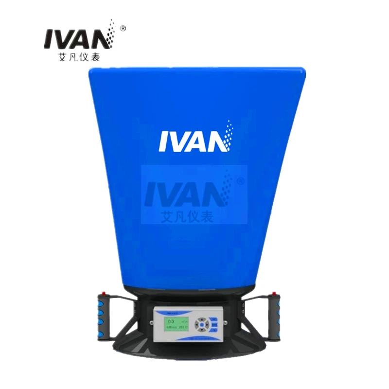 China Laboratory air velocity flow meter Air Volume Meter Air flow capture hood