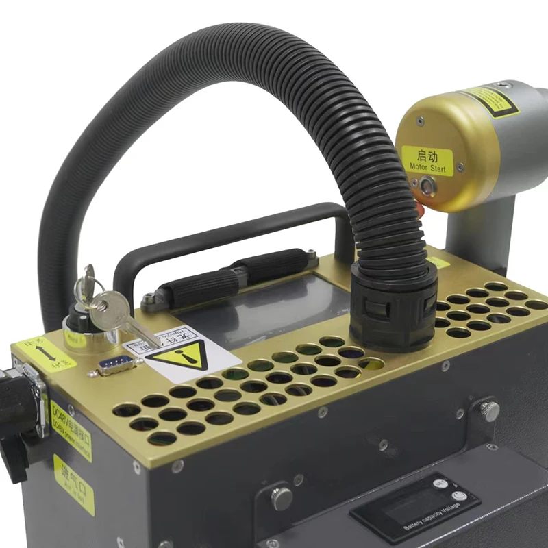 Top Selling Backpack Pulsed Fiber Laser Cleaning Machine Rust Removal For Stone Wood Portable Paint Laser Cleaner