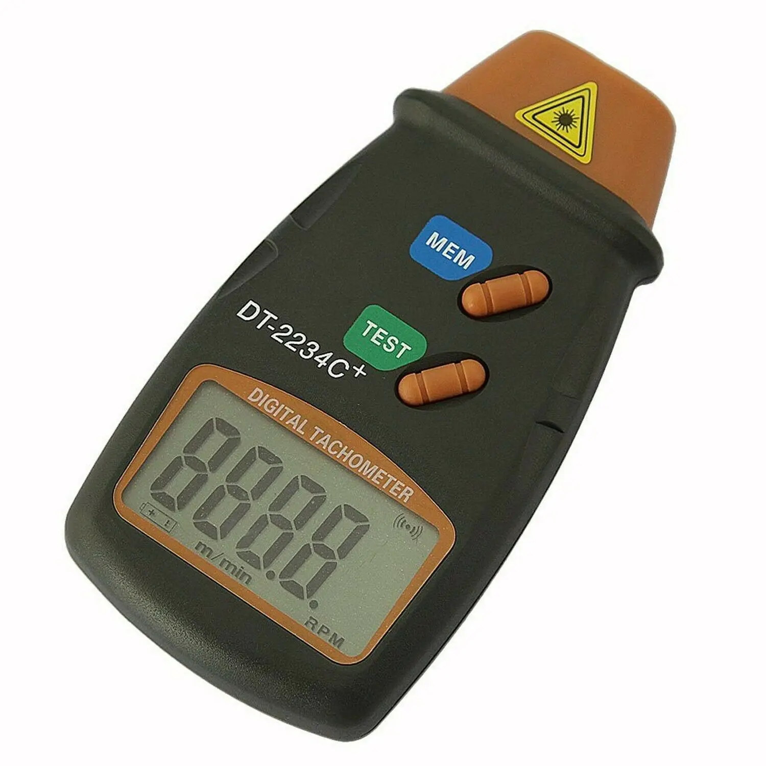 LCD Digital Laser Tachometer 2.5-100000 RPM DT-2234C+
