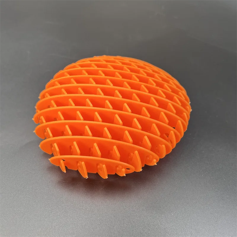 2024 new elastic worm fidget Multiple Colors 3D Printing Fidget Toys 4 inches Plastic Stretch Squeeze Fidget Worm Toy