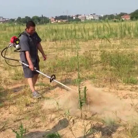 
Factory direct supply gasoline engine 4 stroke brush cutter in low price with weeder rotary loosen soil blades 