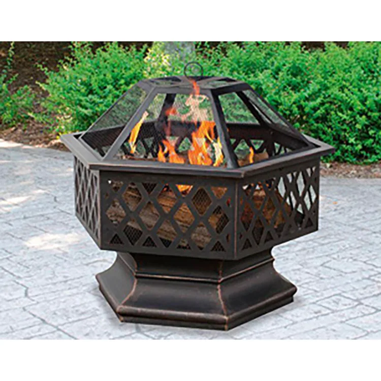 Garden Furniture With Chimney Folding Fire Pit For Outdoor