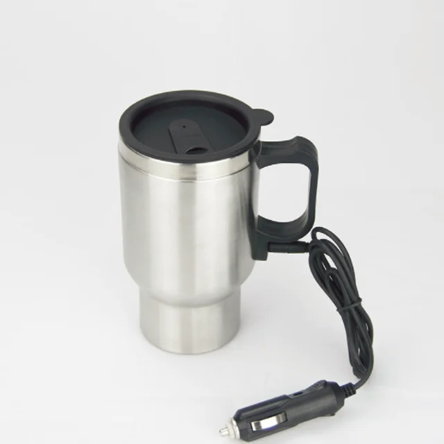 Promotion Gift 16oz Stainless Steel Electric Heated Thermo Mug For Car