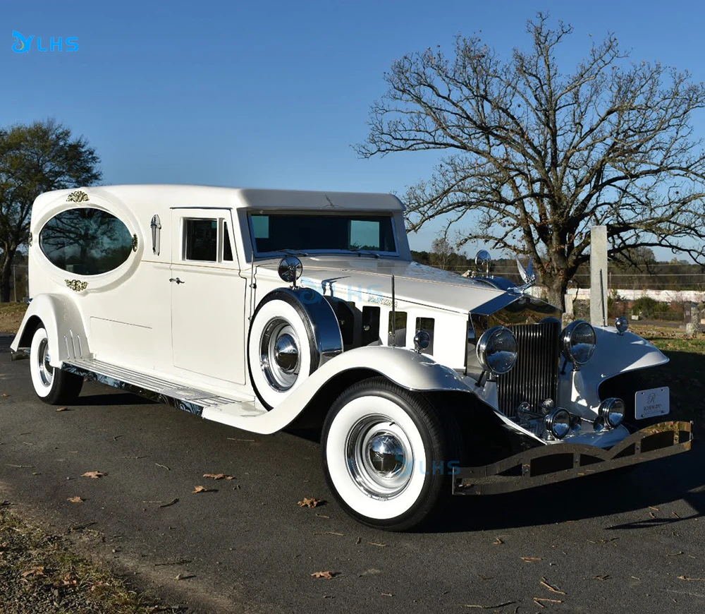 Available electric hearse carriage cheap funeral horse hearse customized vintage funeral car for funeral home