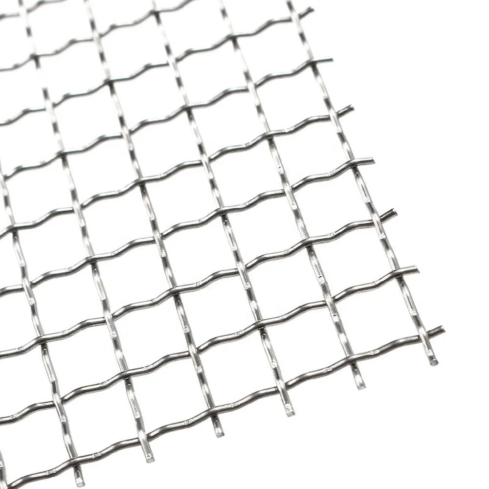 Sturdy Metal Mesh Sheets Stainless Steel Crimped Wire Mesh For DIY Projects